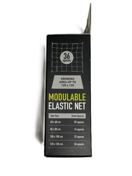 Grow Netz 60-60 bis 120-120 cm elastisches Scrog-Gitternetz mit Haken